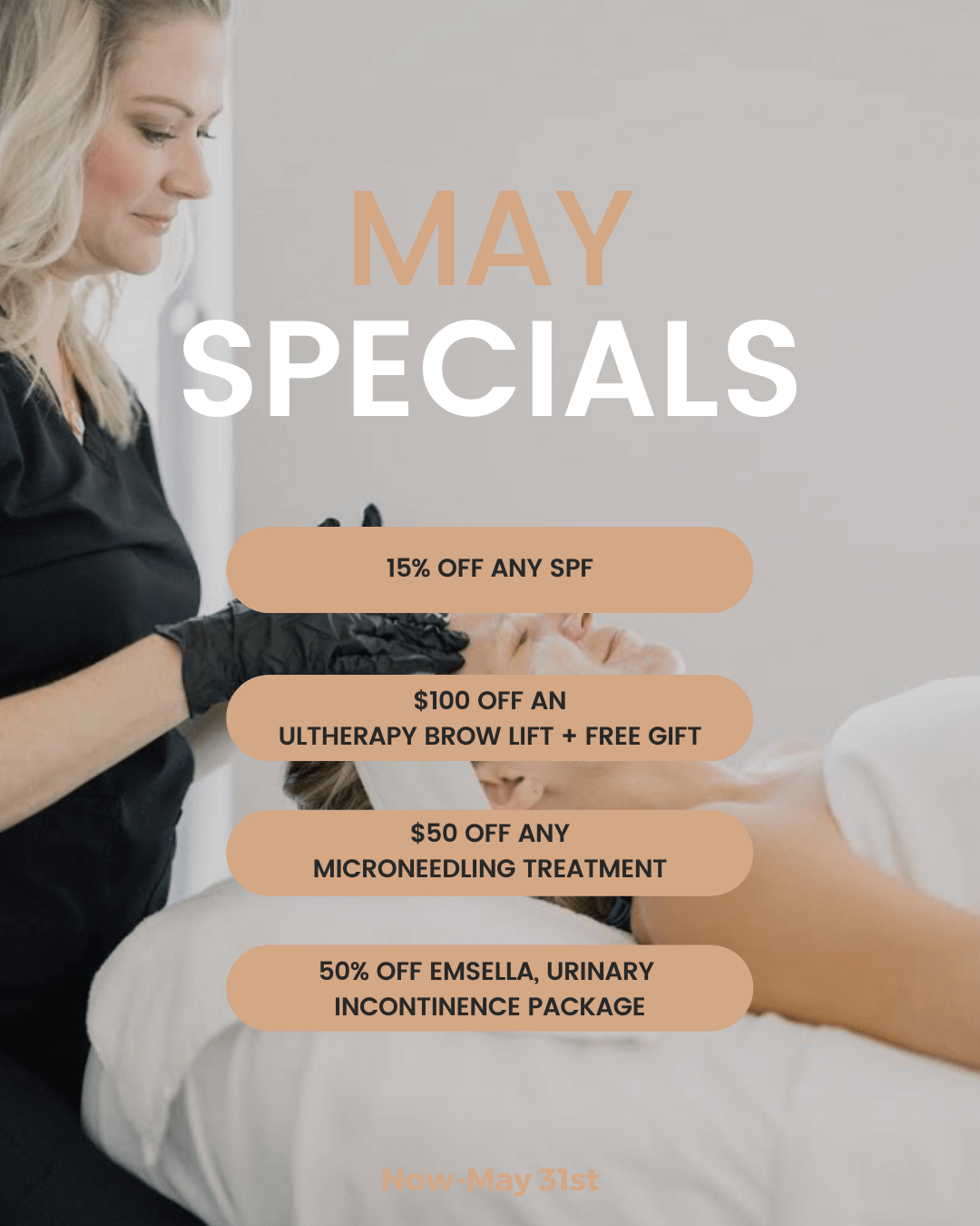 May Specials Offers